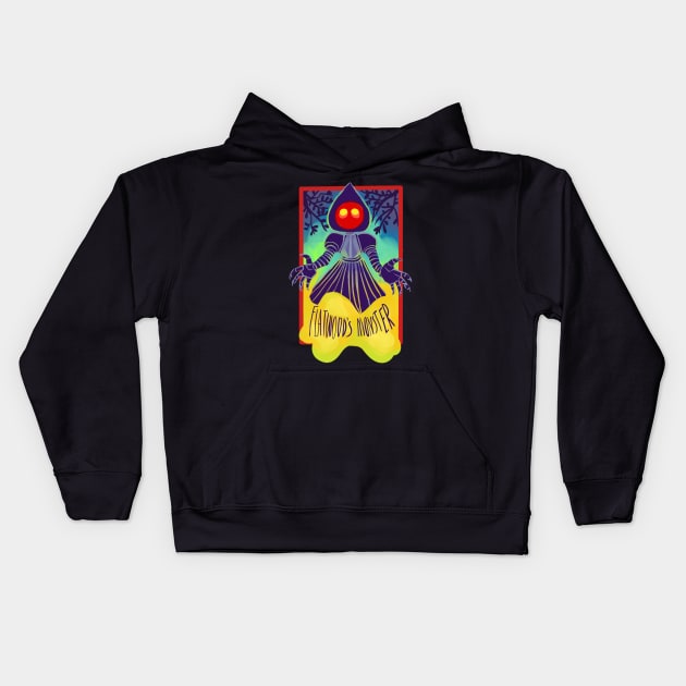 The Flatwood's Monster Emerges!! Kids Hoodie by revenantwyrm